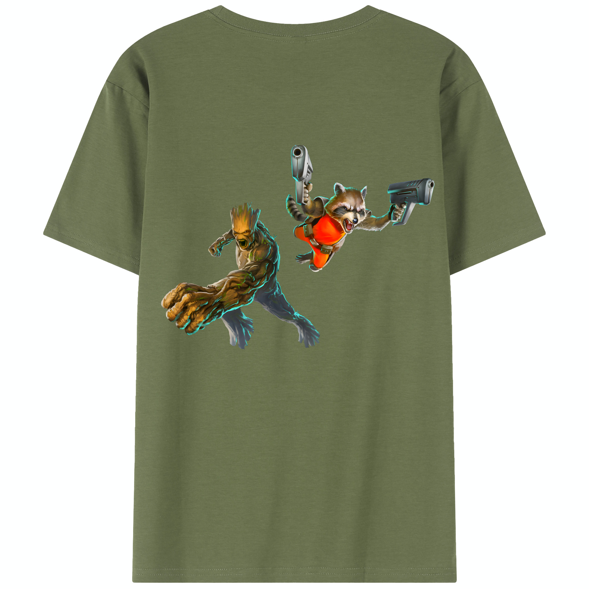 （画像用） アベンジャーズ The Avengers 綿100％半袖Tシャツ（背面プリント）
